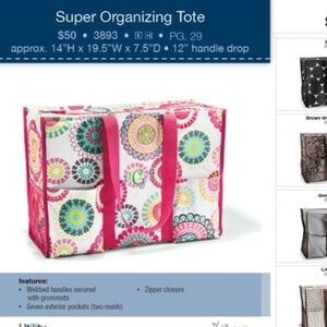 Thirty One Super Organizing Tote